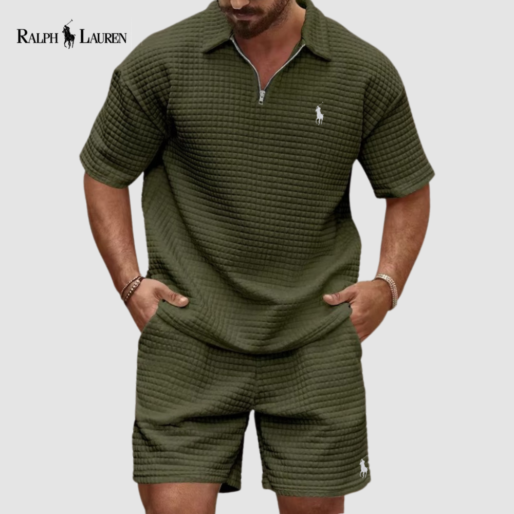 Ꮢalph Ⅼauren Men's Two-Piece Set – Timeless Elegance