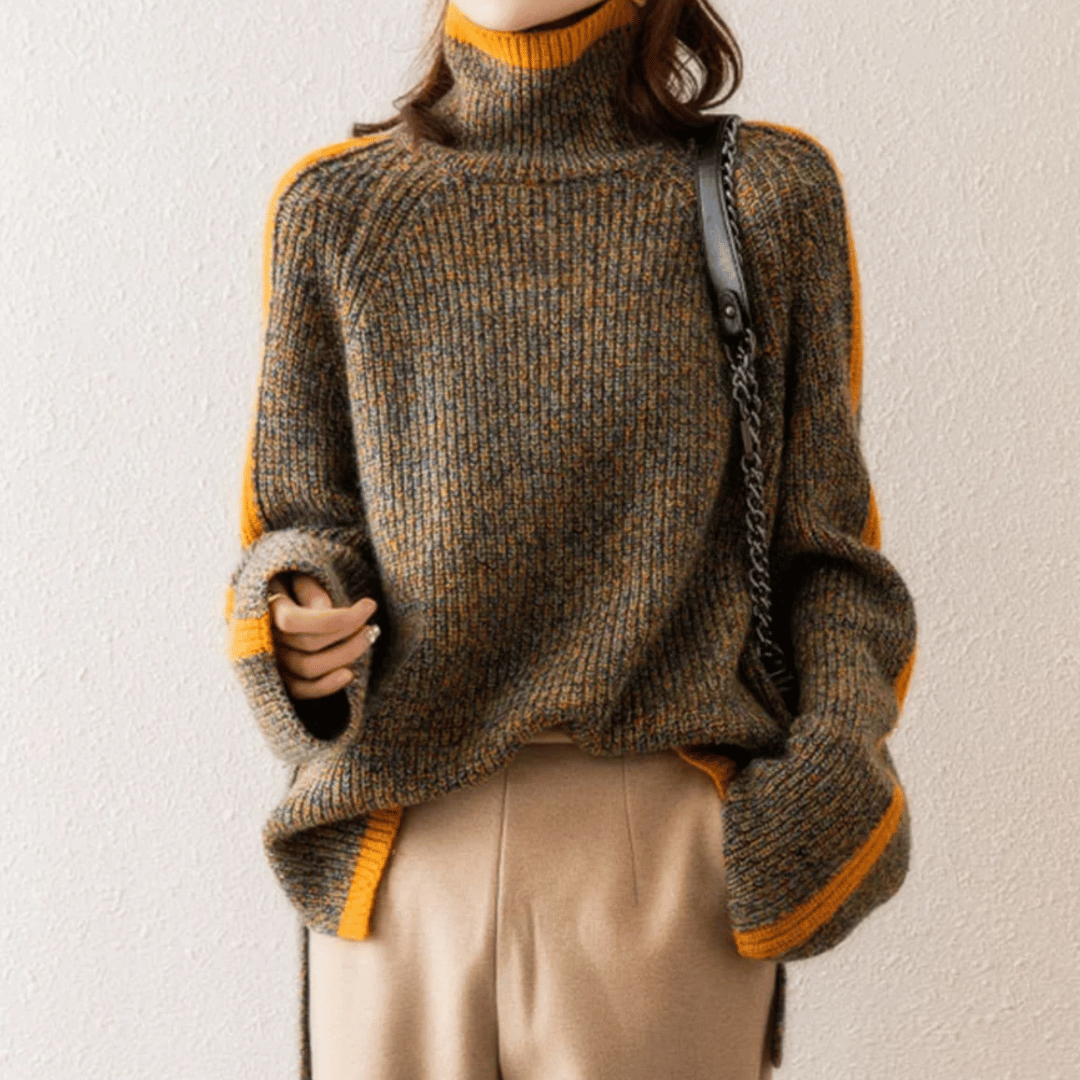 ROSÉ™ MELANGE KNIT TURTLENECK